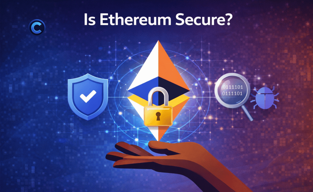 Is Ethereum secure? Ethereum for beginners explained with blockchain security, proof of stake, and smart contract protection